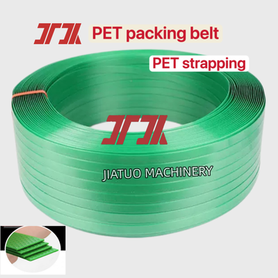 PET 스트랩 녹색 PP PET 스트랩 12mm PET 포장 스트랩 Pneumatic 스트랩 기계