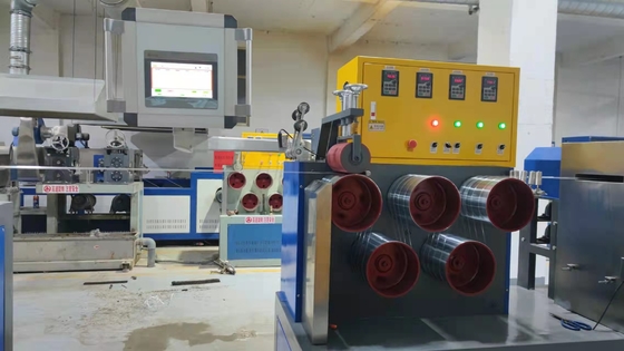 PET 스트랩 압출 라인 0.4-1.2mm 두께 850 킬로그램은 120KW 권력을 팽팽하게 합니다