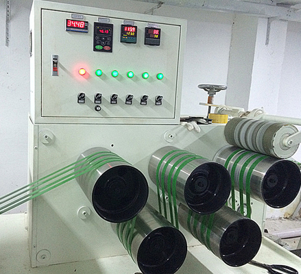PET 스트랩 압출 라인 0.4-1.2mm 두께 850 킬로그램은 120KW 권력을 팽팽하게 합니다