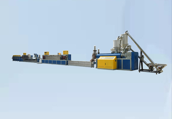 기계 압출 라인 400 kg/H를 만드는 PLC PP 패킹 벨트 매 라탄