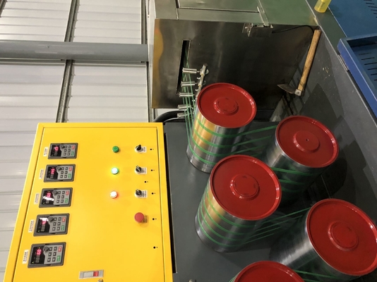 250kg/H 벽돌 PET 플라스틱 포장 벨트 기계 9-32mm 스트랩 제조 기계