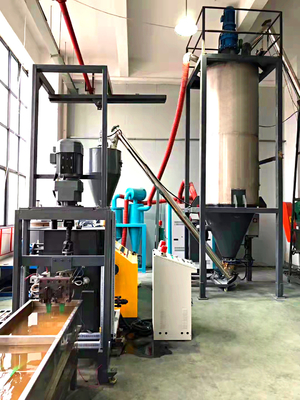 기계 125MM 나사 직경 밀어남 선을 만드는 400kgs/H 애완 동물 결박