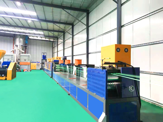 100% 재활용된 병은 물질 스트랩 텐션 150-850kg PLC 0.4-1.2mm 두께 통제를 얇은 조각으로 벗겨집니다