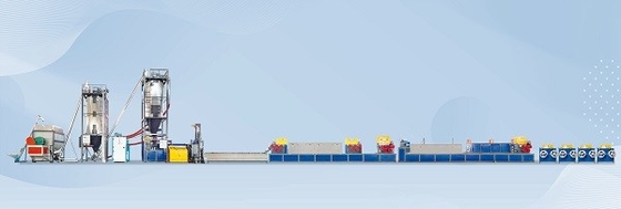 PLC 통제 PET 스트랩 압출 라인 580-620KGS/H PET 스트랩 성형기