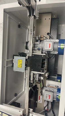 통은 플라스틱 PP 스트랩을 위한 350W 세미 오토매틱 스트래핑기 60KG 긴장 반자동 스트래핑기를 권투합니다