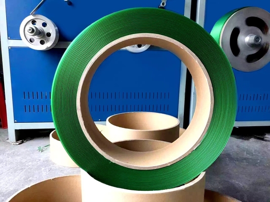 옷용 PET 스트랩 롤 16mm 벽돌 포장 파란색 검은색 엠보스 플라스틱 포장 벨트 스트랩 200mm 406mm 디아 코어