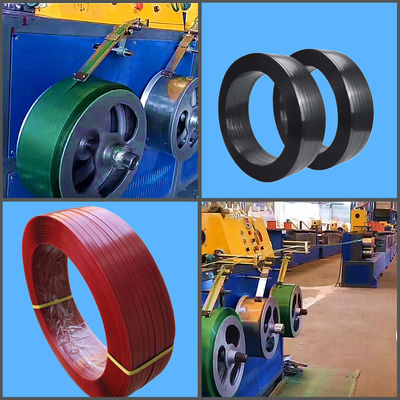 5-19mm 너비 PET 스트립 제조 기계 중량 애플리케이션을 위한 이중 스테이션