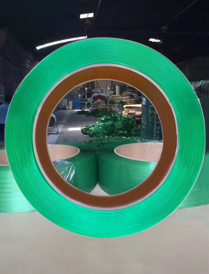 특화 녹색 엠보싱된 팔레트 포장 스트래핑 플라스틱 PP 스트랩 벨트