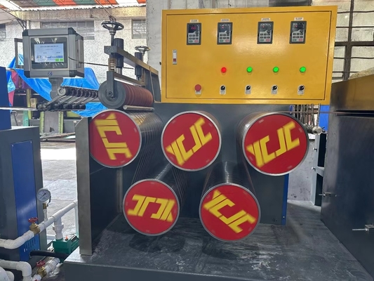 PP 완전 자동 PLC PP 밴드 생산 라인 통제를  처리해서 기계 0.4-1.2mm 두께를 만드는 PP 스트랩