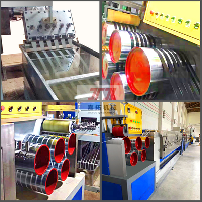 고품질 PP 스트랩 제작 기계 PP 재활용 재료 PP 스트랩 제조 기계 시멘스 모터 200KG / H와 함께