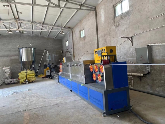 380V/220V PP 스트랩 제작 기계 50KW 전력 소비 직선 유연 PP 스트랩 제작 기계