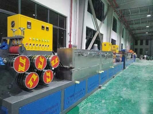 580-620KGS/H PET 스트랩 제작 기계 580-620KGS/H PLC 제어 PET 스트랩 추출