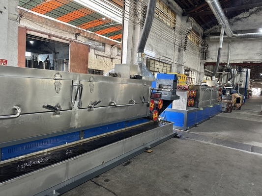 380V/220V PP 스트랩 제작 기계 50KW 전력 소비 직선 유연 PP 스트랩 제작 기계