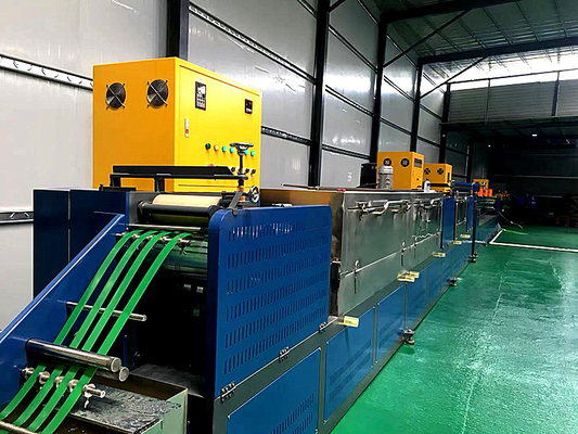 580-620KGS/H PET 스트랩 제작 기계 580-620KGS/H PLC 제어 PET 스트랩 추출