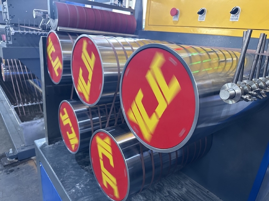 PP 스트랩 밴드 추출 라인 PLC 제어로 플라스틱 스트랩 제조 기계