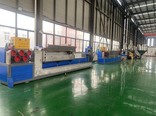 12mm 자동 PP 스트랩 생산 라인 PLC 제어 밴드 벨트 추출 라인 고효율 12mm PP 밴드 벨트 추출