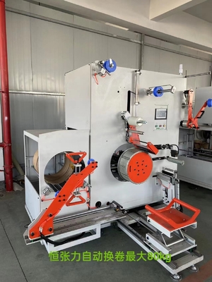 PLC 터치 스크린 PET 스트래핑 와이더 80KG-350KG 자동 와이딩 머신
