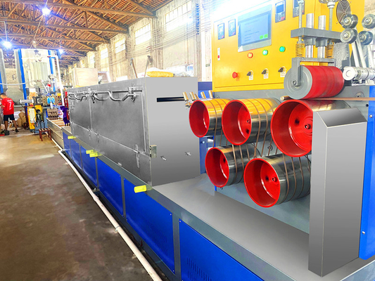 100KW PP 스트랩 제조 기계 적용 가능한 재활용 재료 및 폴리프로필렌 원료