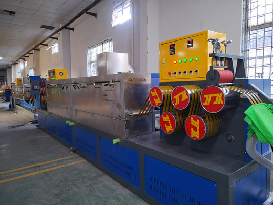 380V/220V PP 스트랩 제조 기계 5 스트랩 헤드 90-120kg/H 높은 출력