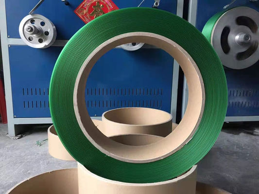PET 스트래핑 밴드 제조 기계 9–25mm PET 포장 벨트 생산 기계 (PLC 제어 시스템 포함).