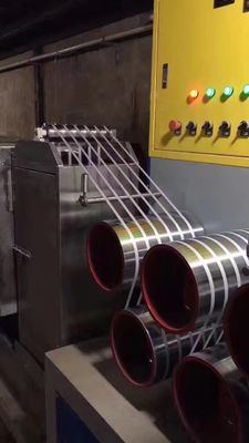 시멘스 모터와 함께 5-19mm PP 스트랩 밴드 추출 라인 250-300kg/h 생산 용량