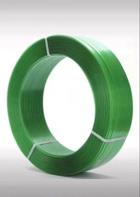 PET 플라스틱 강철 포장 벨트, 스트랩: 9-32mm, 스트랩 두께: 0.6-1.2mm, PET 결합 벨트, 녹색 포장 벨트