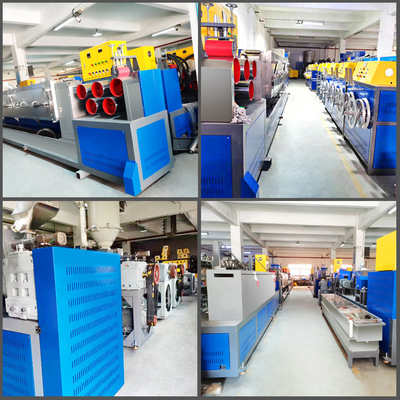 조정 속도 PP 벨트 추출 라인, PP 포장 벨트 생산 라인, PLC 터치 스크린 제어, 출력 150KG-600KG/H