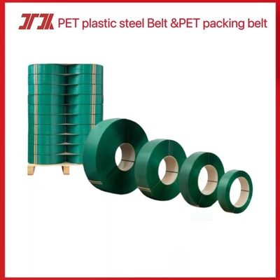 PET 플라스틱 철강 벨트, 견인성 PET 포장 벨트, 자외선 저항성, 자동 접착력, 강한 견인성