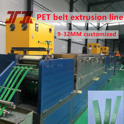 녹색 색상 20Kg 폭 폴리에스터 PET 스트랩 1200 길이 깨지기 강도
