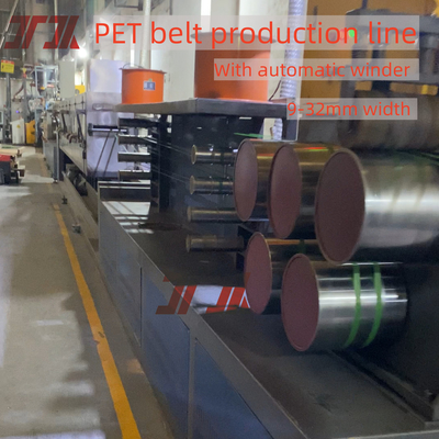 9-32mm PET 플레이크 애완 동물 플라스틱 재료 포장 벨트 밴드 자동 윙어와 함께 애완 동물 벨트 생산 라인