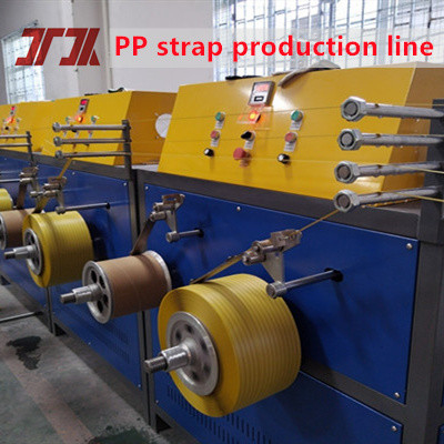 5-19mm 용량 230-260Kg/H PP 스트랩 4출력 자동 화면 교환기와 함께 생산 라인