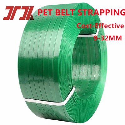 PET 플라스틱 스트랩 팩 벨트 스트랩 9-32mm 고강도 녹색 검은색