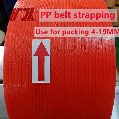 대가 수동/기계 폴리프로필렌 PP 플라스틱 스트랩 긴 길이와 좋은 유연성