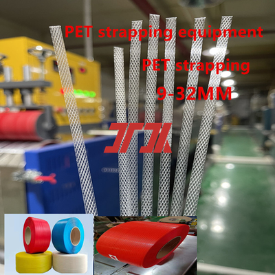 PP 플라스틱 추출기 5-15mm PP 스트래핑 생산 라인 45KW 시멘스 모터와 PP 스트래핑 장비