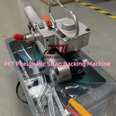 팔레트 대형 카튼 목재를위한 Buckle 무료 휴대용 Pneumatic PET PP 스트랩링 머신
