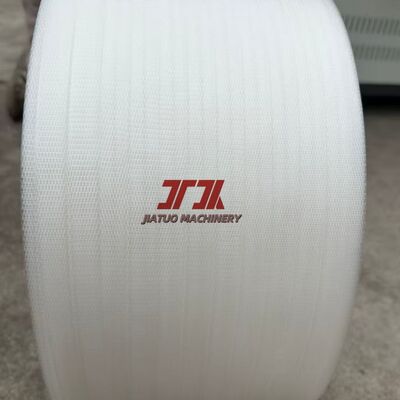 5-15mm PP 스트랩링 벨트 / 벨트 자동 스트랩링 머신용 흰색 PP 스트랩링 벨트