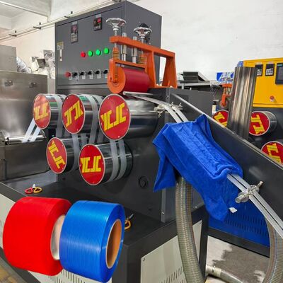 260kg/H PP 밴딩 스트랩 제조기, 논스톱 스크린 체인저가 장착된 상자용 포장 스트랩