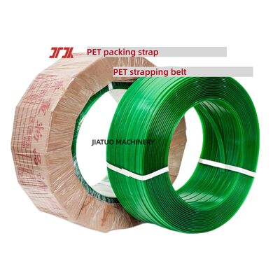 9-25mm PET 포장 벨트 PET 플라스틱 스틸 스트래핑 100% 병 재활용 소재 파쇄 PET 포장 스트래핑