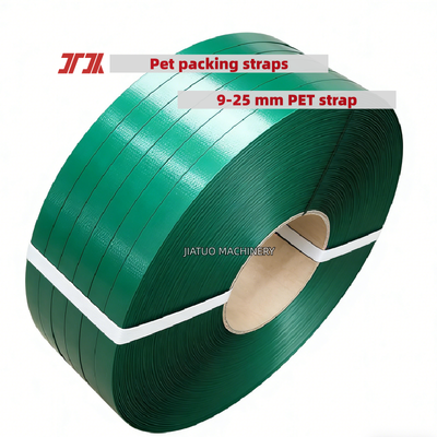 고속 19mm 녹색 PET 포장 스트랩 공압 스트래핑 도구용 PET 포장 벨트