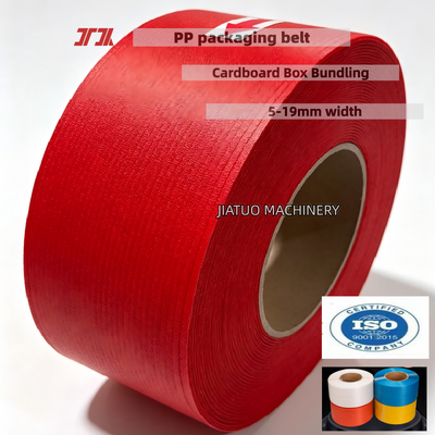 고속 PET PP 포장 벨트 흰색 12mm PP 포장 스트랩 자동 스트랩 머신에 적합
