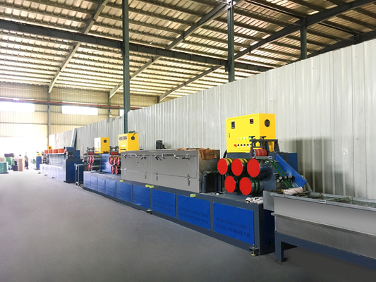 단일의 스크류 압출기와 JIATUO PP 플라스틱 스트랩 성형기 250KW