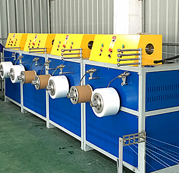 100kg/H 0.45mm 0.5mm PET PP 스트래핑 밴드 제조 기계 80KW PLC 제어 시스템