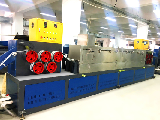 300KW 0.6 밀리미터 PET 스트랩 압출 라인 이축 스크류 가죽끈 밴드 제작