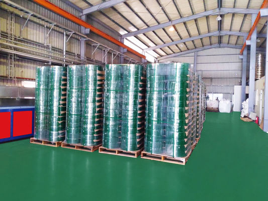 벽돌 소성로 업계를 위한 200 kg/H 폴리에스테르 PET 스트랩 압출 라인 지멘스 자동차