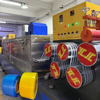 260kg/H PP 밴딩 스트랩 제조기, 논스톱 스크린 체인저가 장착된 상자용 포장 스트랩