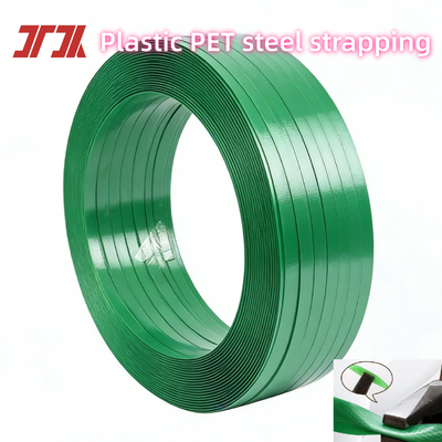 9-32mm 너비 PET 플라스틱 스트랩링 펠렛 팩링 중량 화물 포장