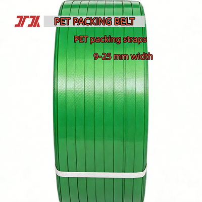 PET 플라스틱 강철 벨트 16mm 녹색 PET 스트랩 벨트 자동 스트랩을 위한 PET 스트랩