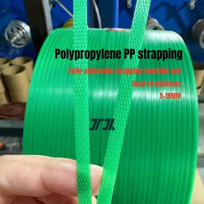 5-19mm 폭 PP 스트랩 50-200KG 당기력 및 가벼운 화물 포장을위한 사용자 정의 할 수있는 색상