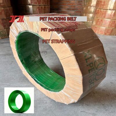 PET 스트랩 12mm PET 포장 스트랩 녹색 PET 스트랩 100% 재활용 재료의 철강 스트랩